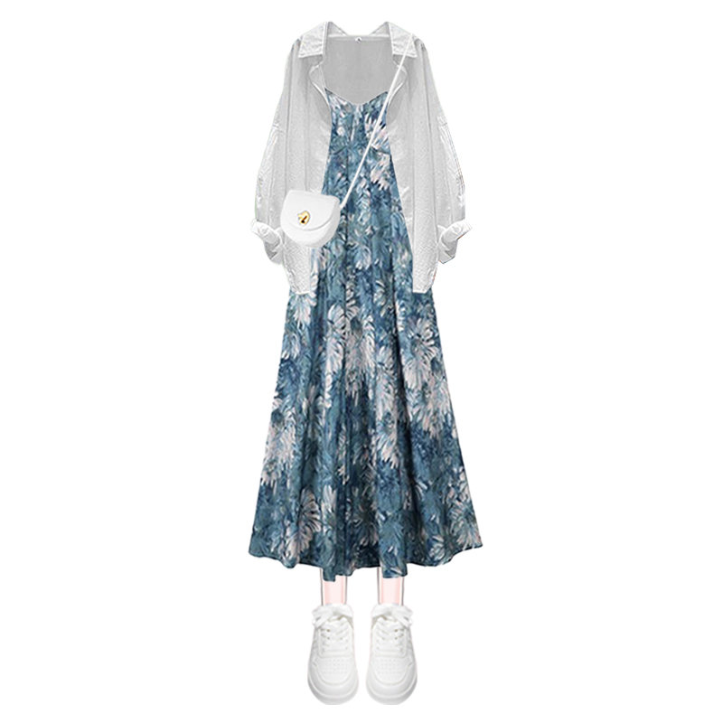 Frühlingsmode Damen Blumenmust – Sundress Midi Floral Bewertung und Preis