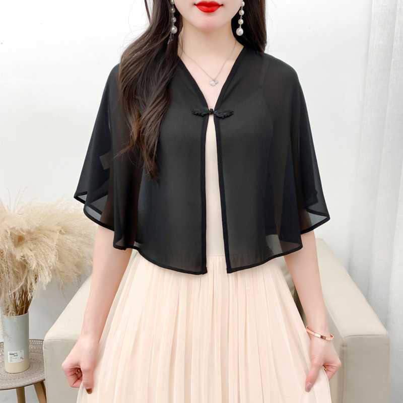 Frühling Chiffon Kurze Oberbek – Summer Clothing Wear Bewertung und Preis