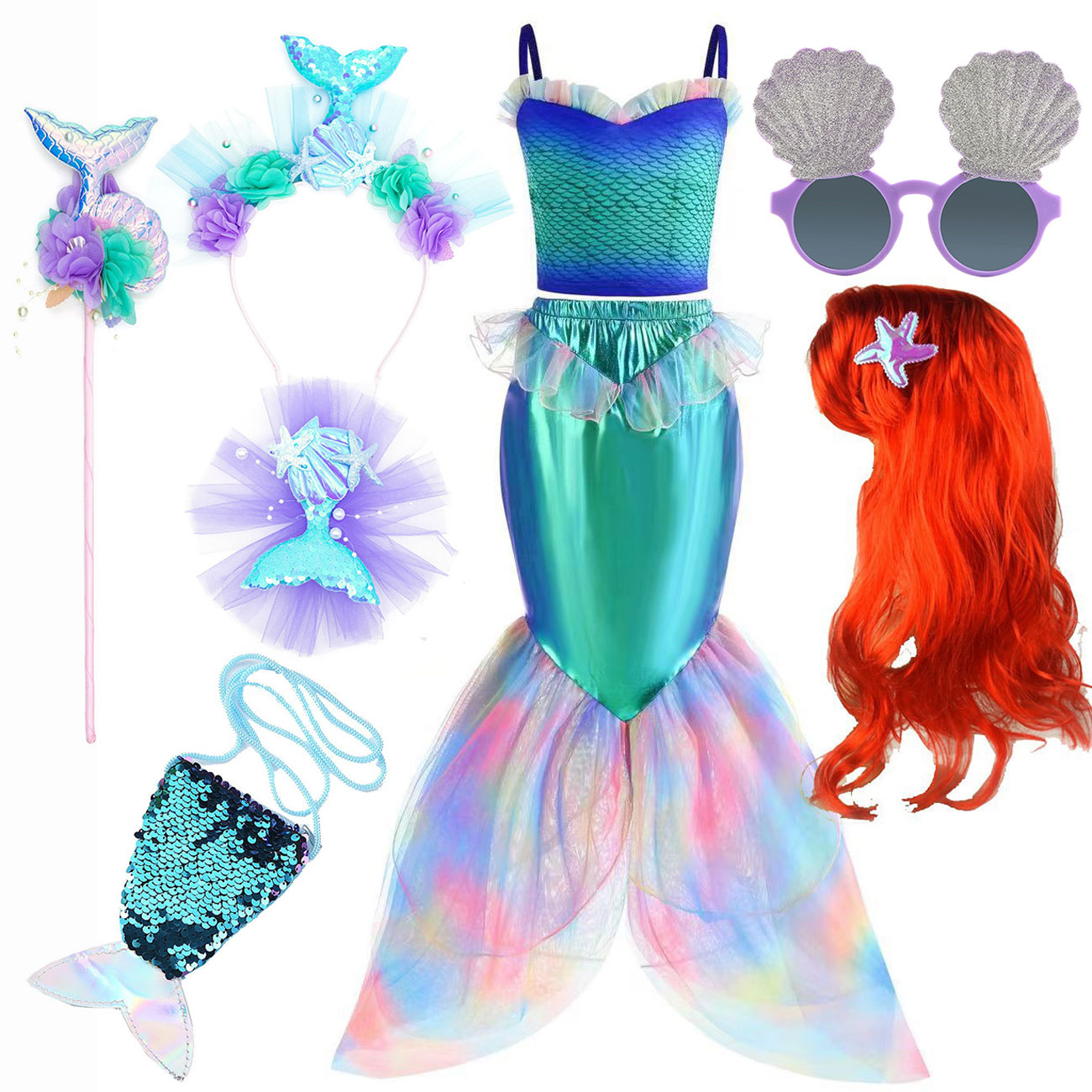 Disney Meerjungfrau Dress Up K – Summer Clothing Kids Bewertung und Preis