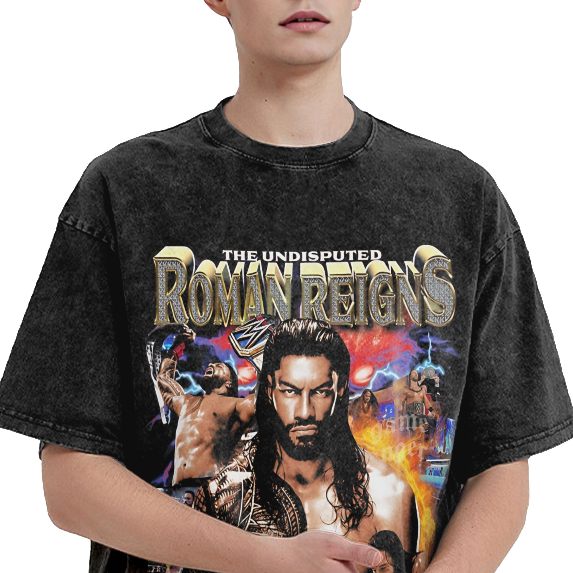 Harajuku Roman Reigns     Nied – Summer Reign Clothing Bewertung und Preis