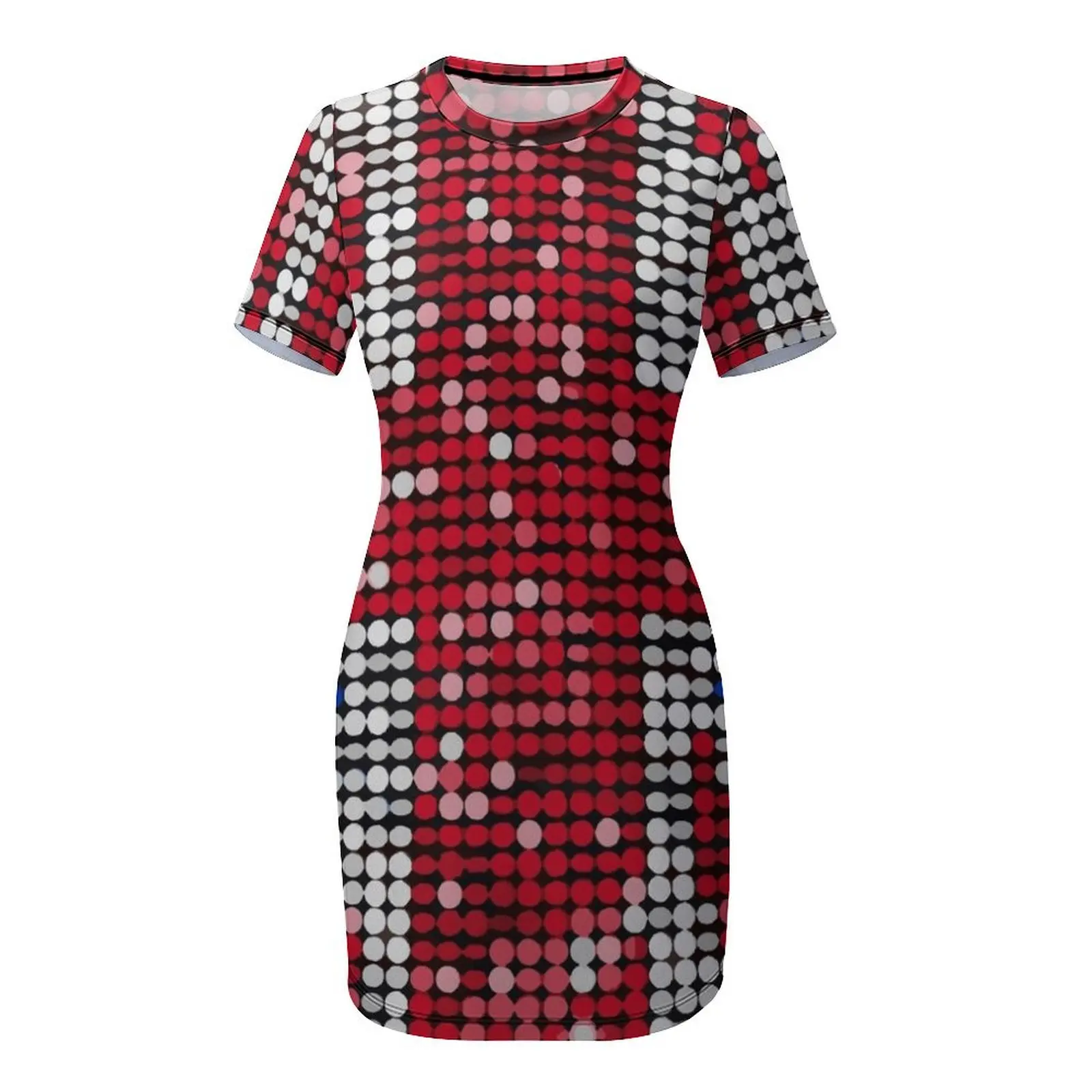 Kurzärmeliges Kleid mit Union- – Summer Clothing Women Uk Bewertung und Preis