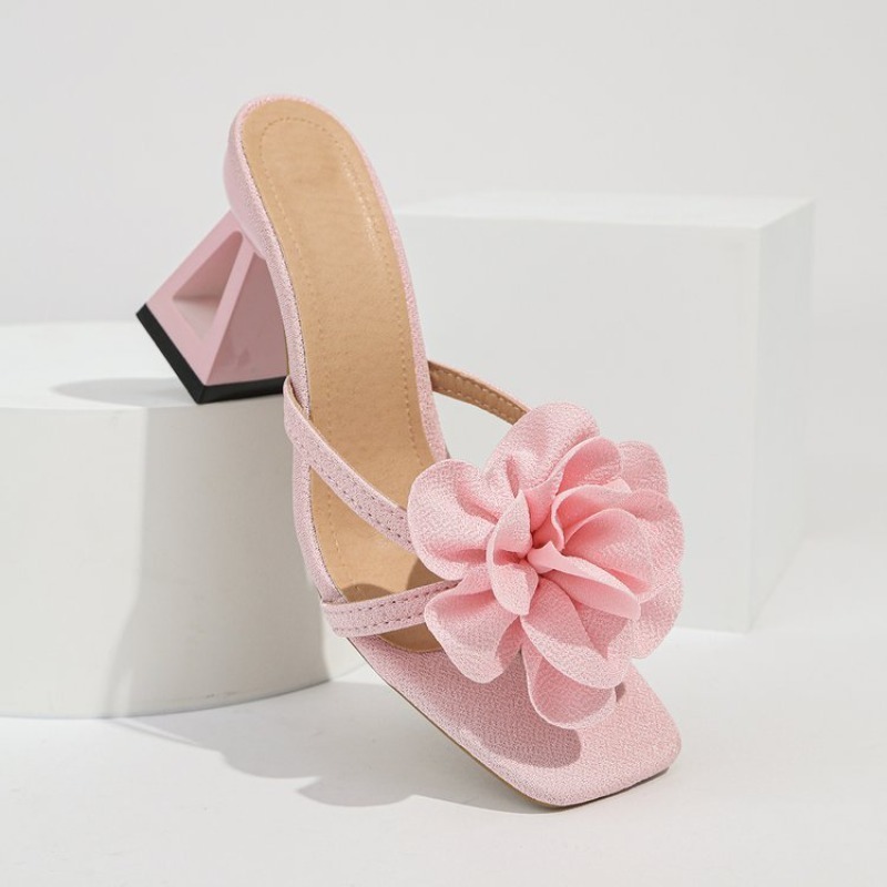 Damen-Sandalen mit 3D-Blumende – Summer Clothing Petite Bewertung und Preis