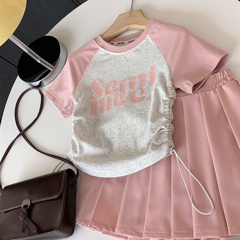 Kinder Mädchen Kurzarm Top Fal – Summer Clothing Teen Girls Bewertung und Preis