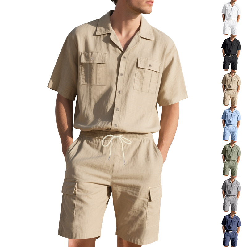 Herren Sommer Leinen Einfarbig – Linen Shorts Men Bewertung und Preis