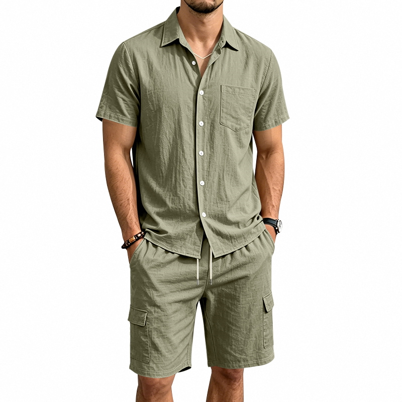 Herren Sommer Amerikanisches L – Linen Shorts Men Bewertung und Preis