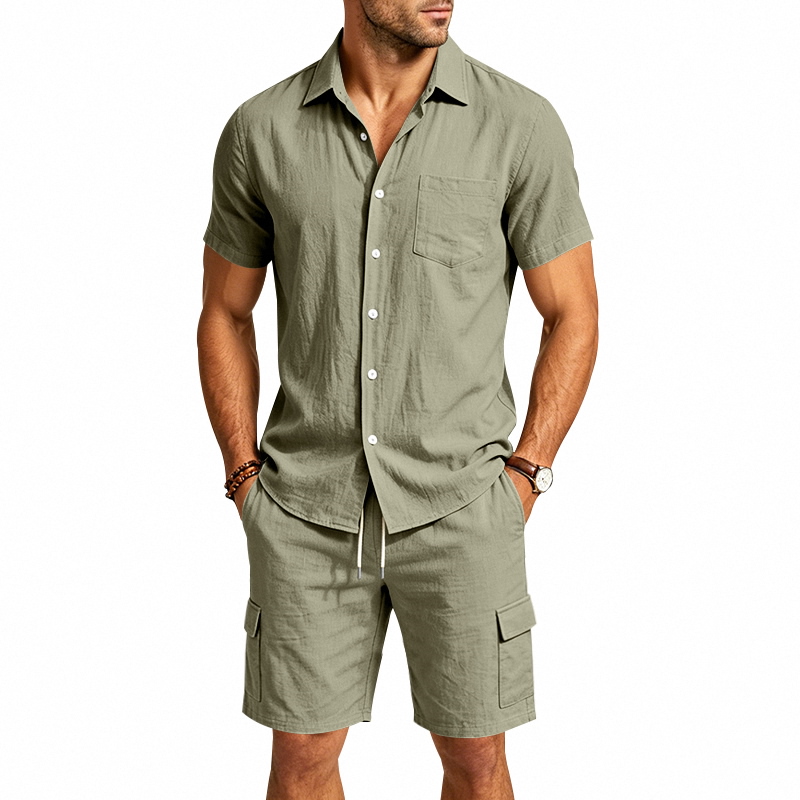 Herren Sommer Amerikanisches L – Linen Shorts Men Bewertung und Preis