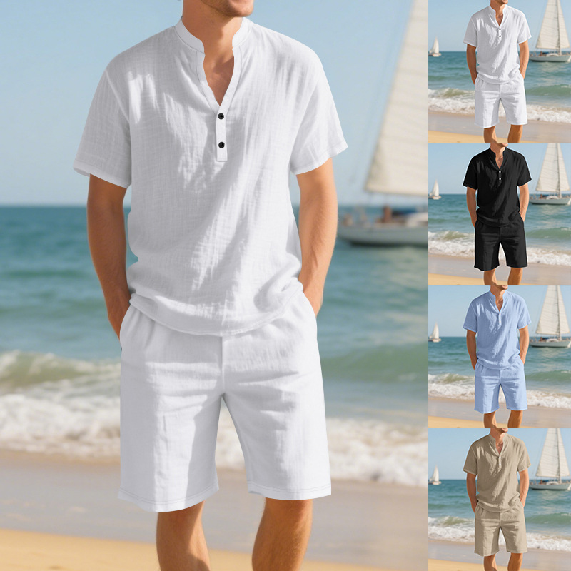 Sommerliches, lockeres Leinen- – Linen Shorts Men Bewertung und Preis