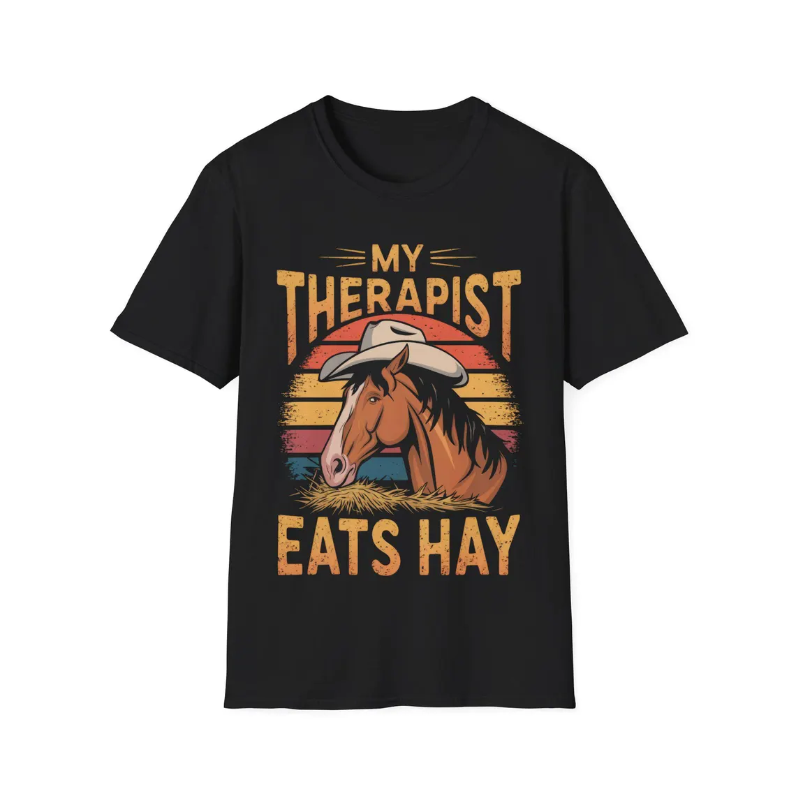 „I'd Rather Be At The Barn“-T- – Summer Equestrian Clothing Bewertung und Preis